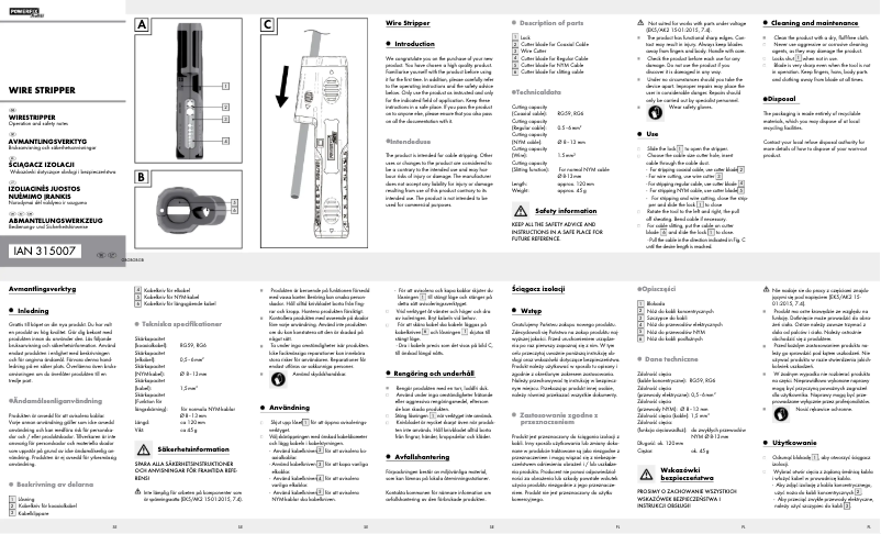Página 1 del manual Manual de usuario Powerfix HG03657