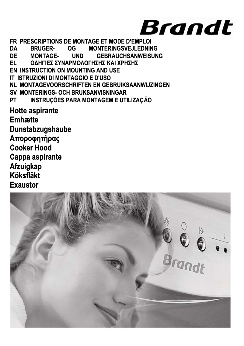 Page 1 de la notice Manuel utilisateur Brandt AD1049B