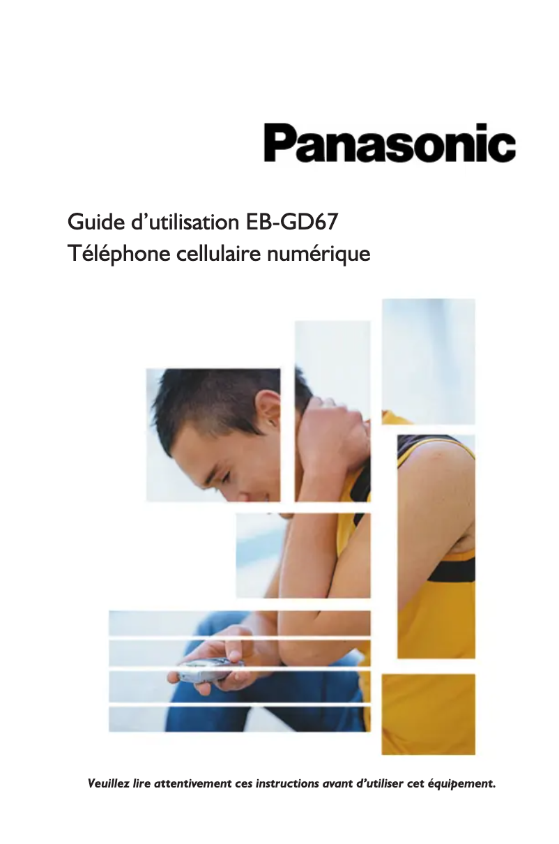 Page 1 de la notice Manuel utilisateur Panasonic EB-GD67