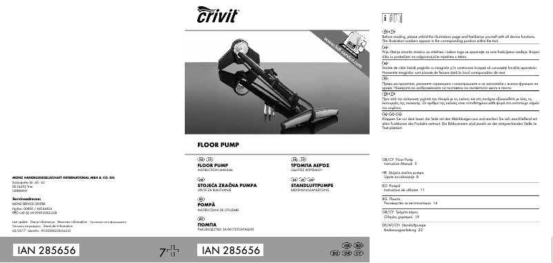 Image de la première page du manuel de l'appareil IAN 285656