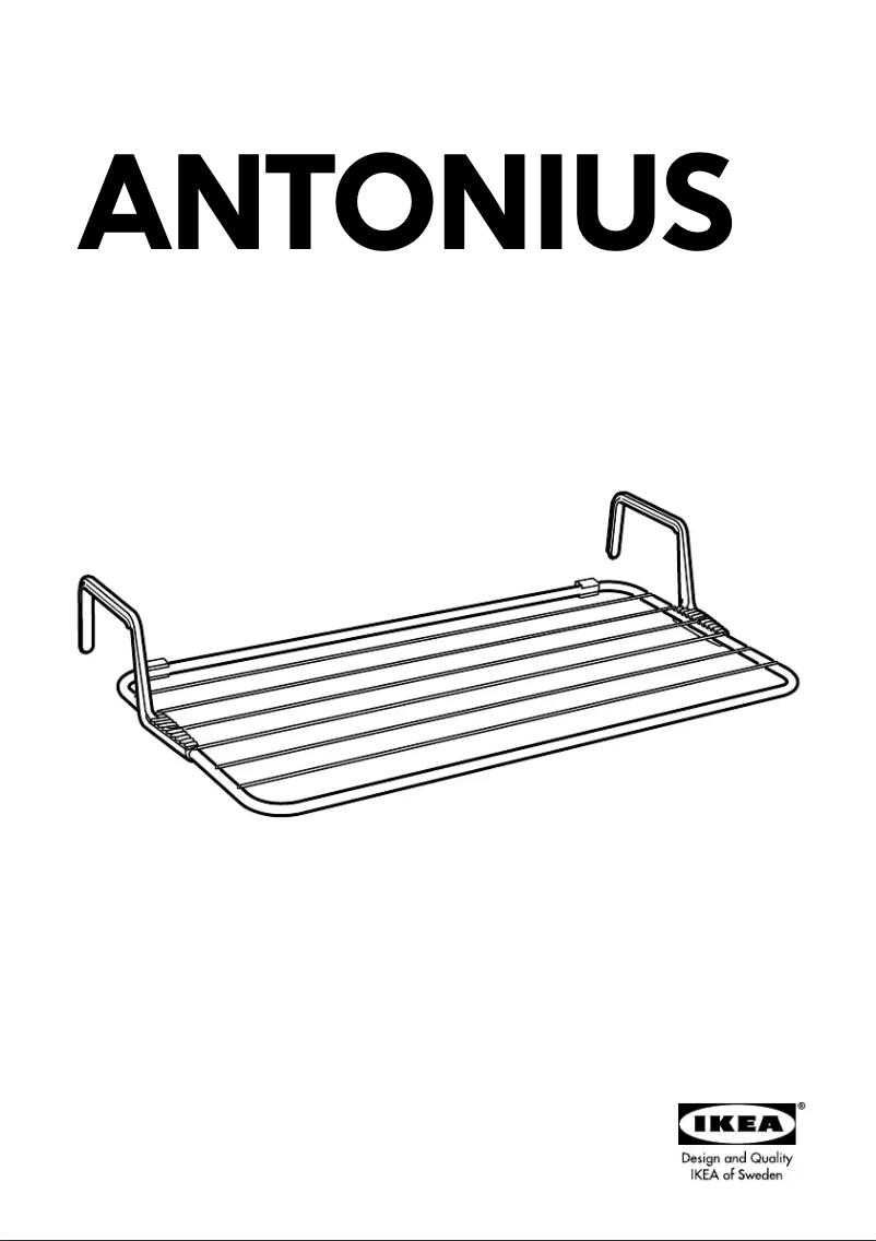 Página 1 del manual Manual de usuario Ikea ANTONIUS 701.760.86