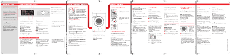 Page 1 de la notice Manuel utilisateur Miele W1 WCE670