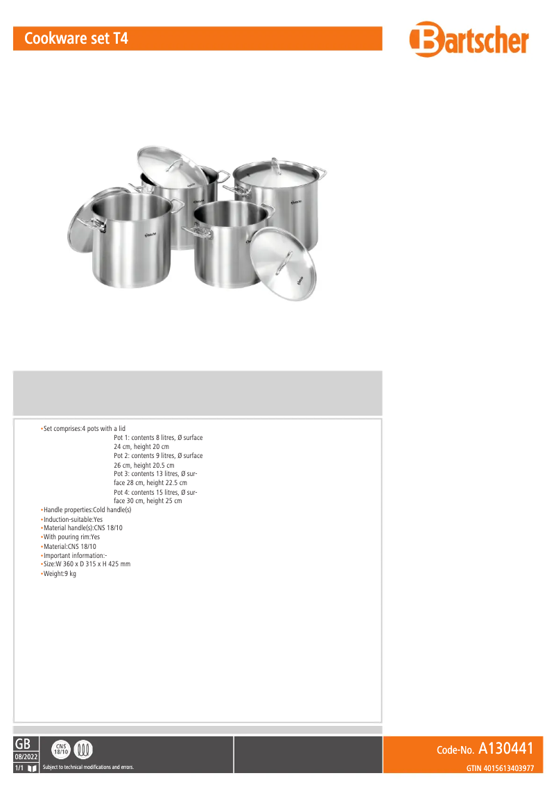 Image de la première page du manuel de l'appareil A120409