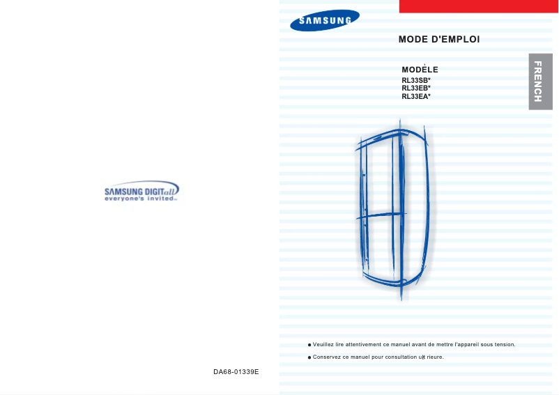 Page n°1 - Manuel utilisateur Samsung RL33SBSW