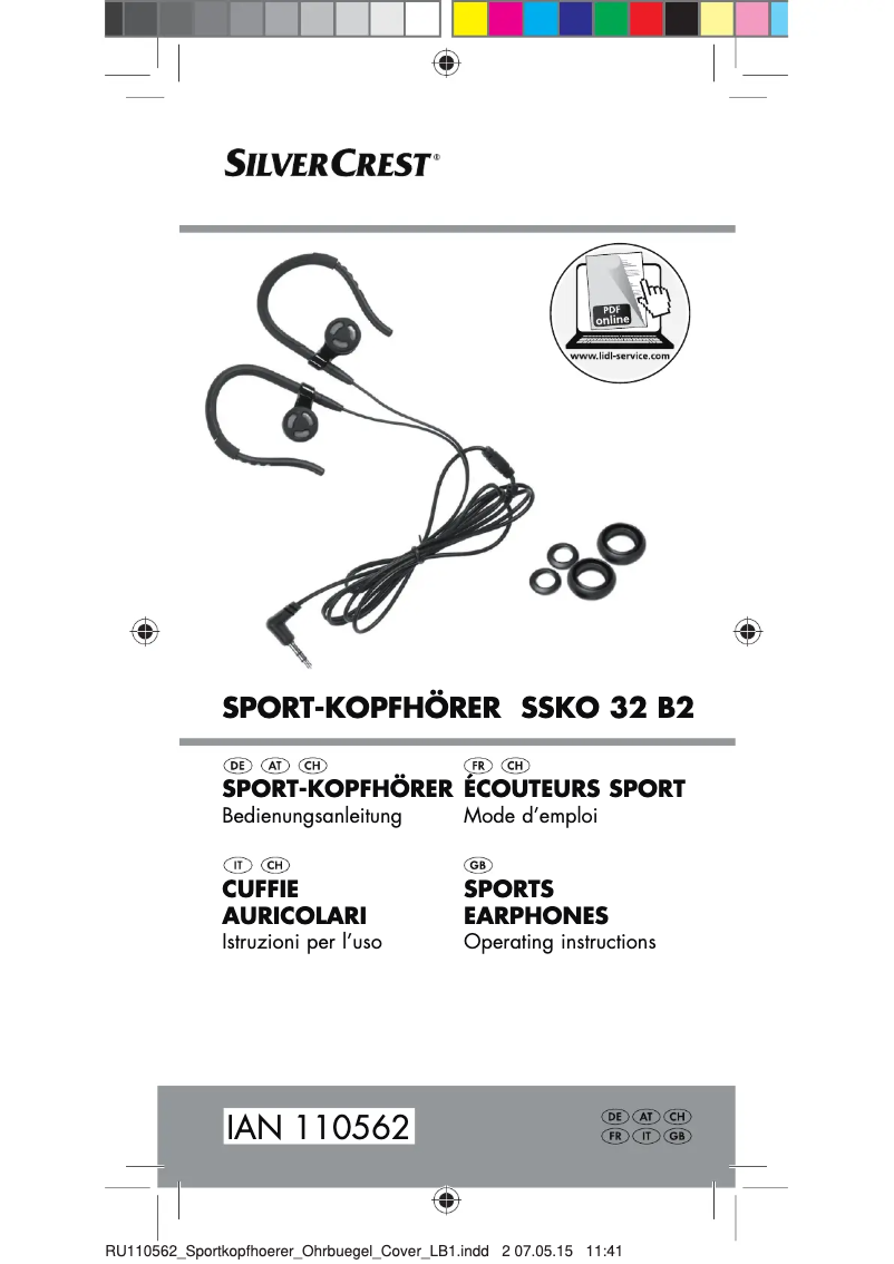 Page n°1 - Manuel utilisateur SilverCrest SSKO 32 B2