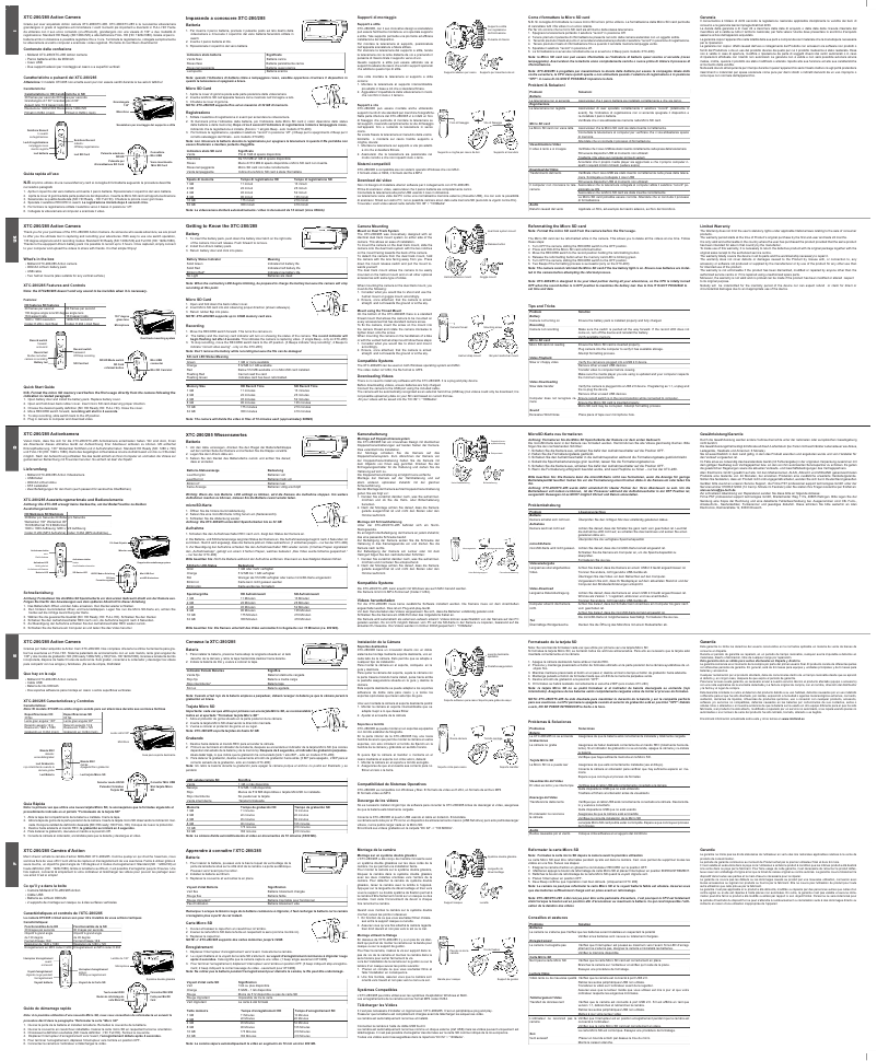 Page 1 de la notice Manuel utilisateur Midland XTC-280 Xtreme