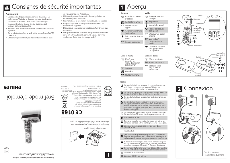 Página 1 del manual Manual de usuario Philips D5003B