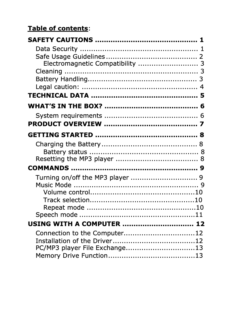 Page n°1 - Manuel utilisateur Medion MD80347