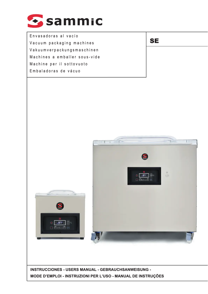 Página 1 del manual Manual de usuario Sammic SE-310