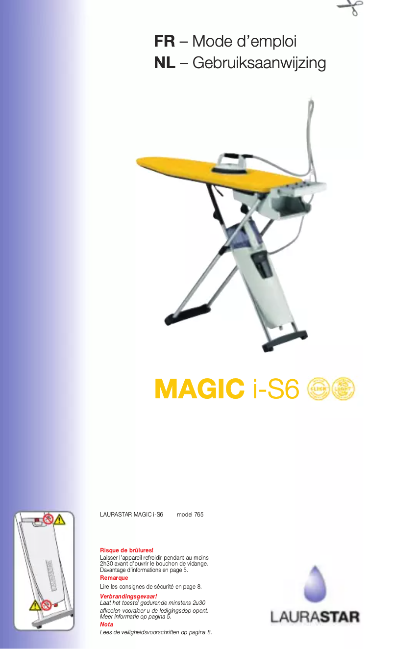 Image de la première page du manuel de l'appareil Magic i-S6