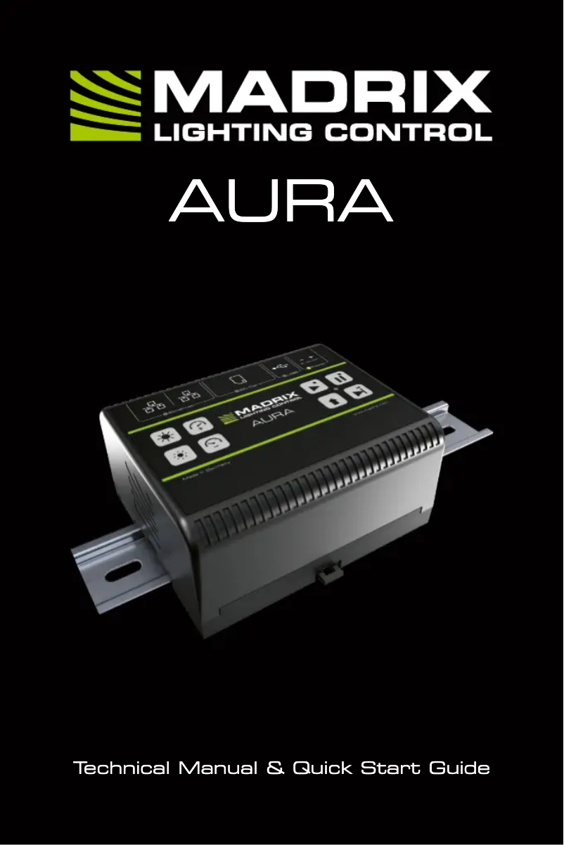 Page n°1 - Manuel utilisateur Madrix Aura 8