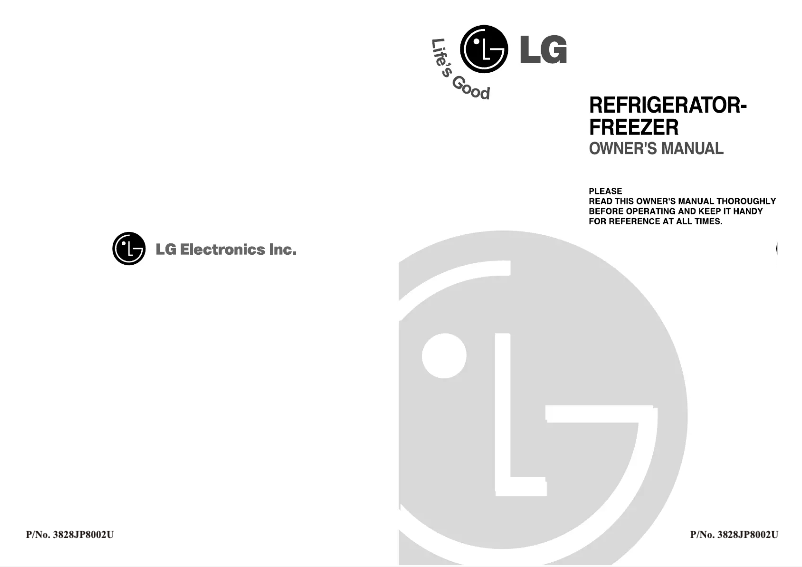 Página 1 del manual Manual de usuario LG GR-U242RL