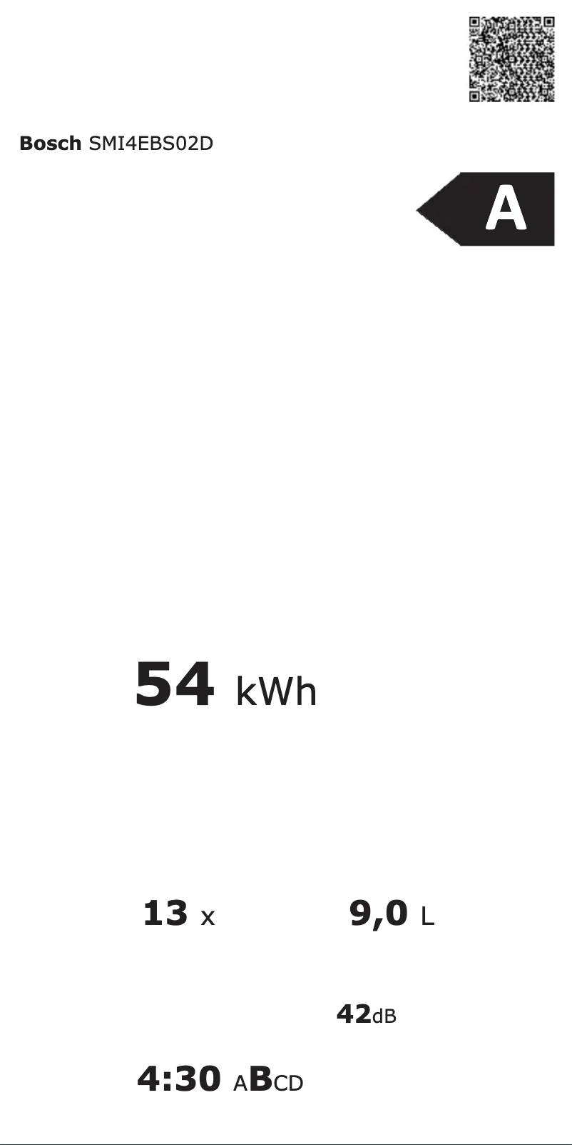 Page n°1 - Manuel utilisateur Bosch SMI4EBS02D