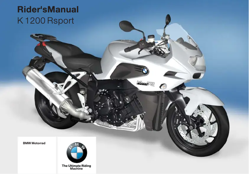 Page 1 de la notice Manuel utilisateur BMW K 1200 R Sport (2006)