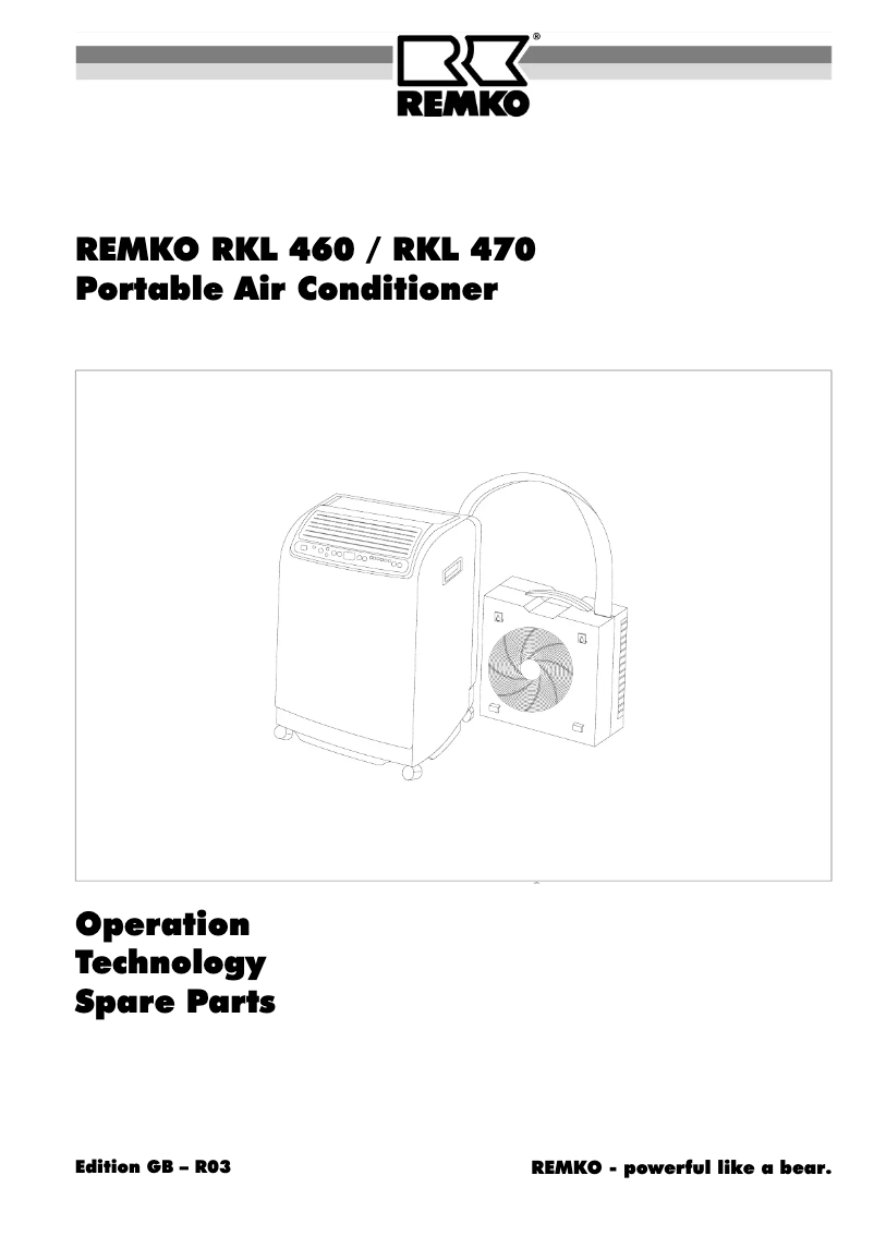 Page 1 de la notice Manuel utilisateur Remko RKL 460