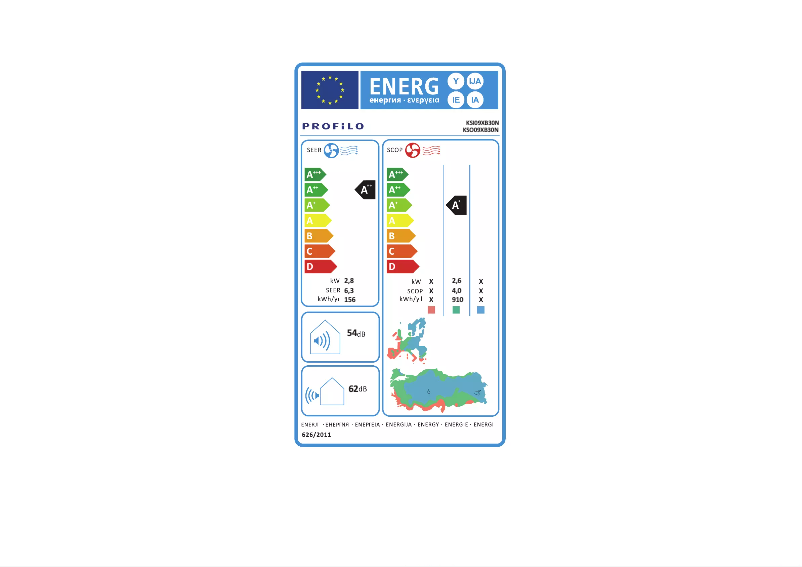 Page 1 de la notice Manuel utilisateur Profilo KSX09XB30N
