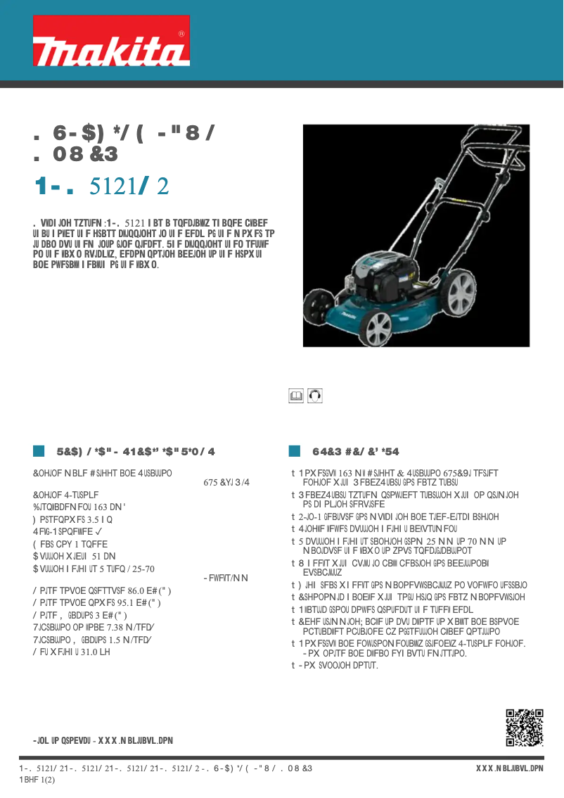 Image de la première page du manuel de l'appareil PLM5121N2