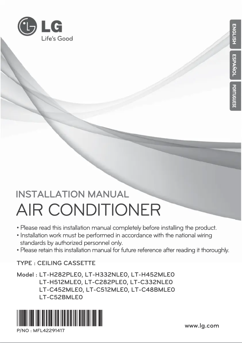 Página 1 del manual Manual de usuario LG LTUC512MLE0