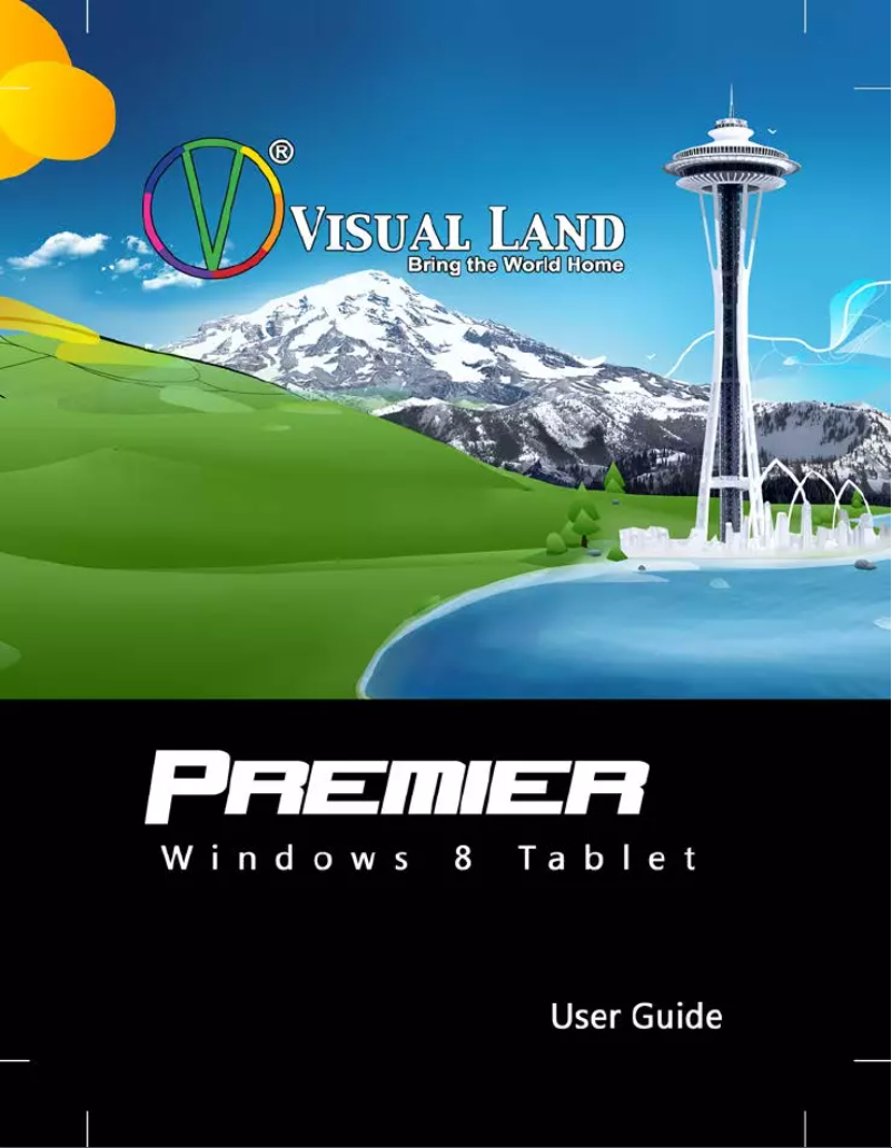 Page n°1 - Manuel utilisateur Visual Land Premier 9