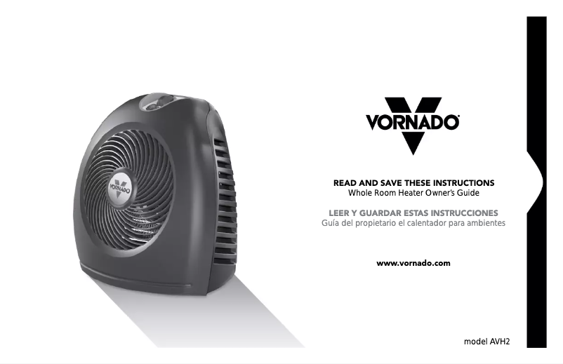 Page n°1 - Manuel utilisateur Vornado VH103