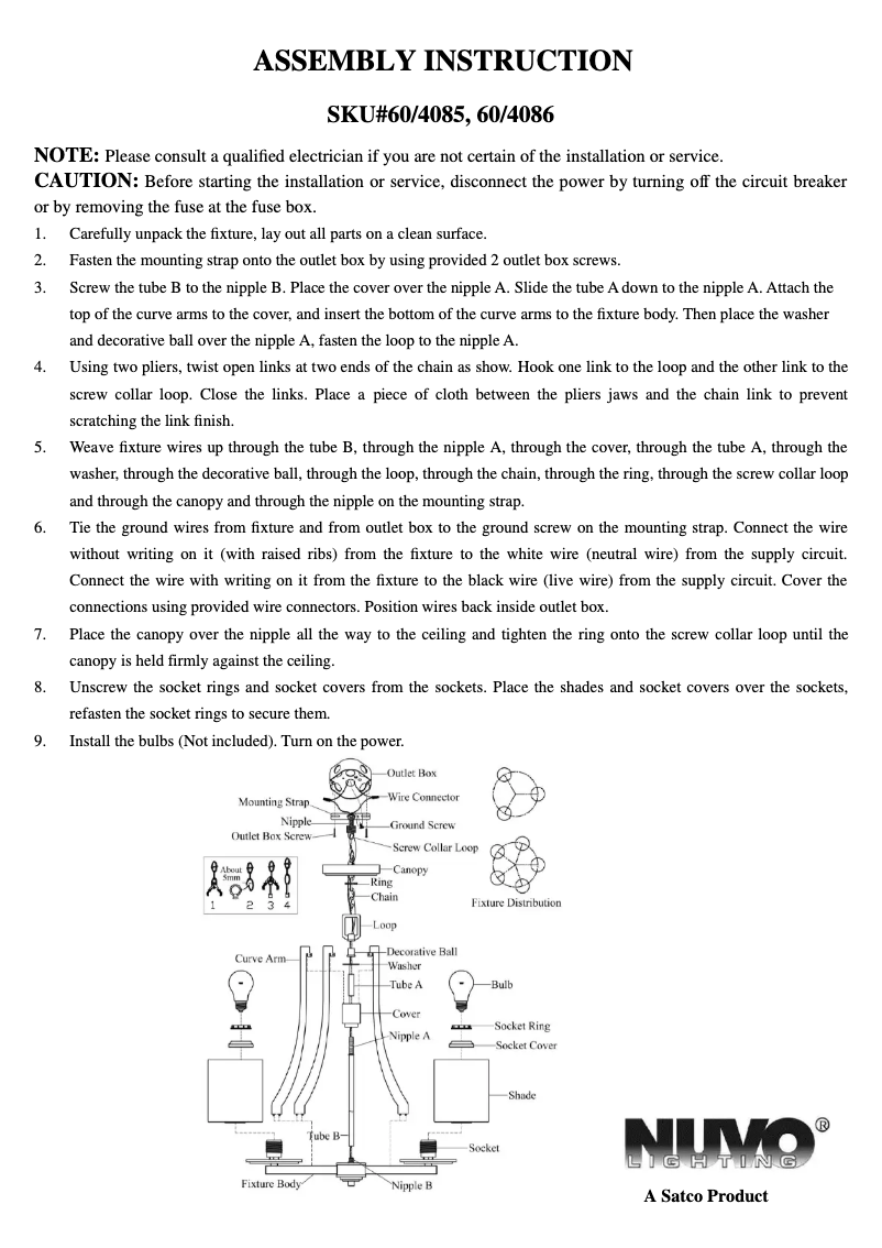 Página 1 del manual Manual de usuario NUVO Bento 60/4086