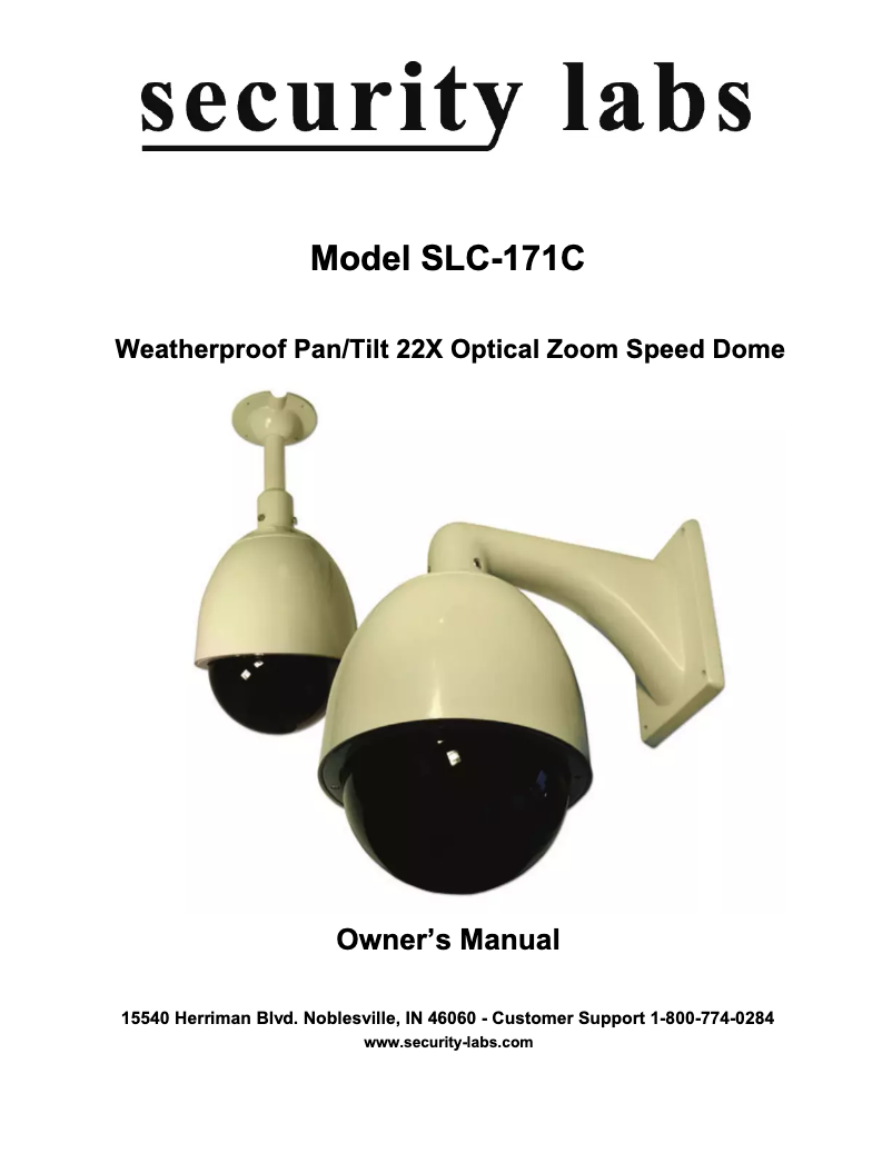 Página 1 del manual Manual de usuario Security Labs SLC-171C