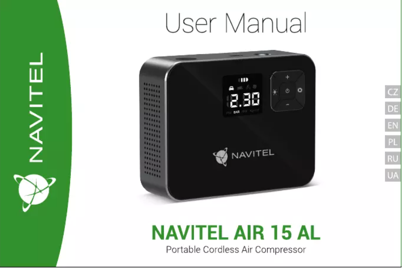 Image de la première page du manuel de l'appareil AIR 15 AL