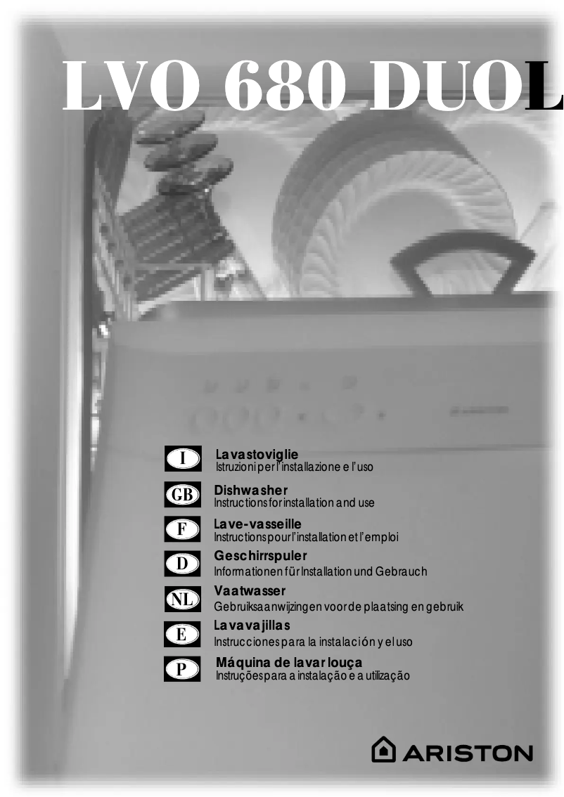 Page n°1 - Manuel utilisateur Ariston Thermo LVO 680 Duo IX