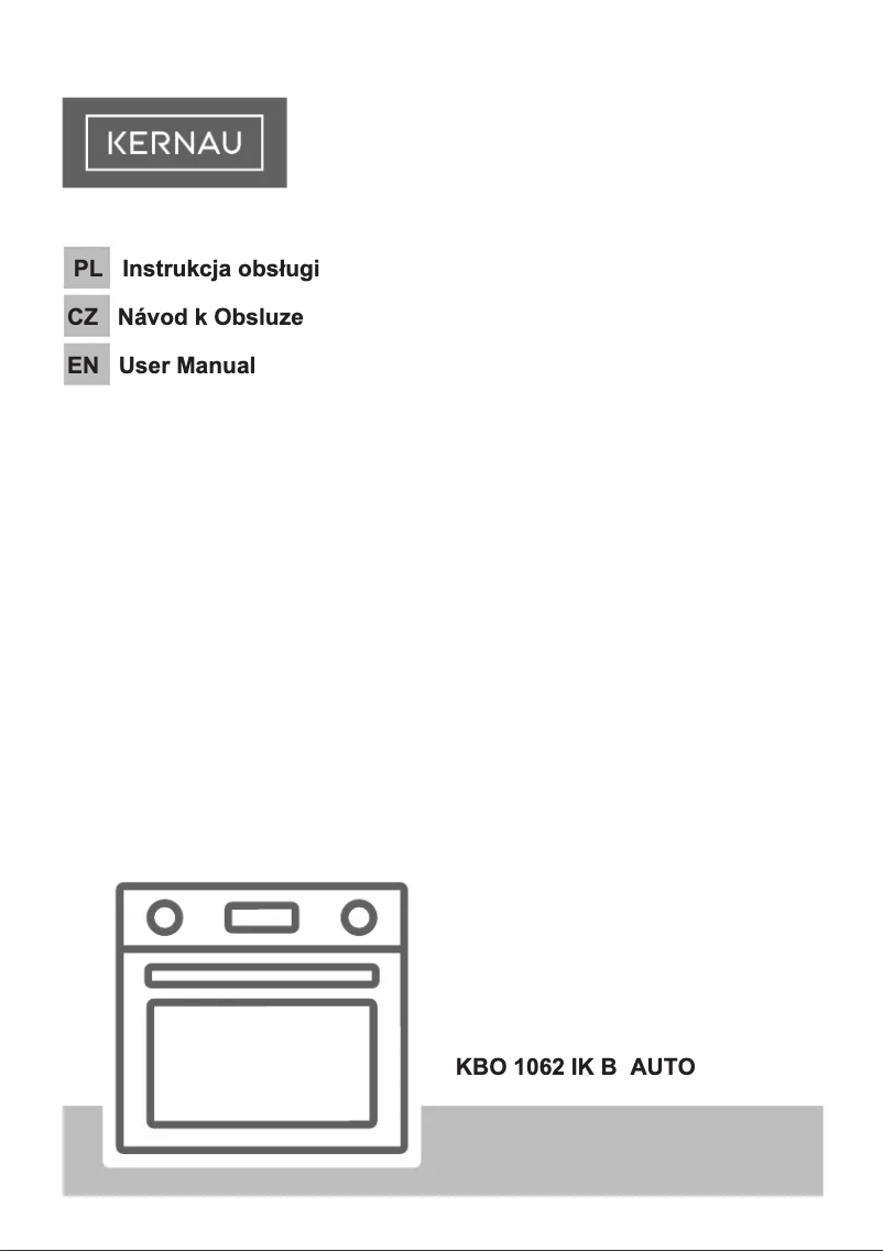 Page n°1 - Mode d'emploi Kernau KBO 1062 IK B AUTO