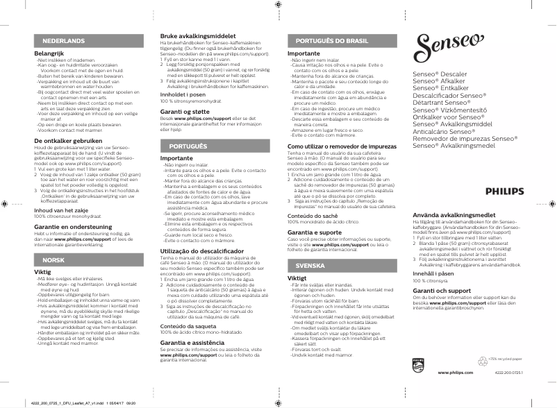Imagen de la primera página del manual del dispositivo HD7011