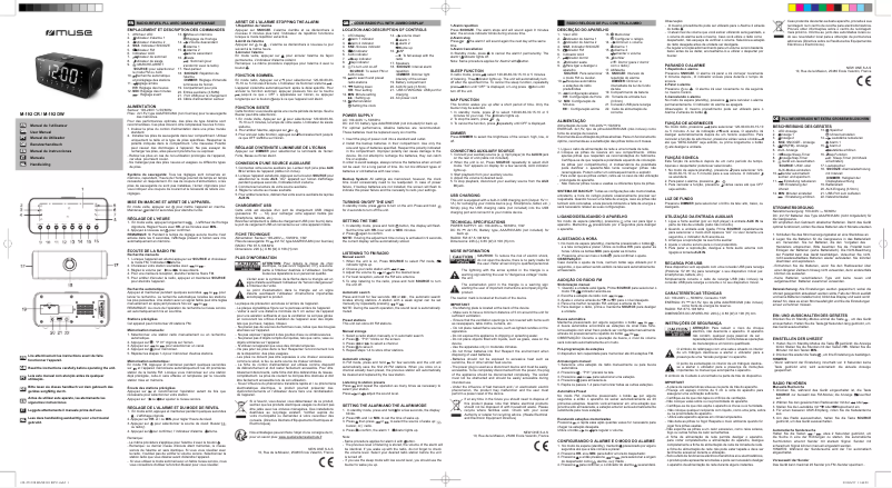 Page 1 de la notice Manuel utilisateur Muse M-192