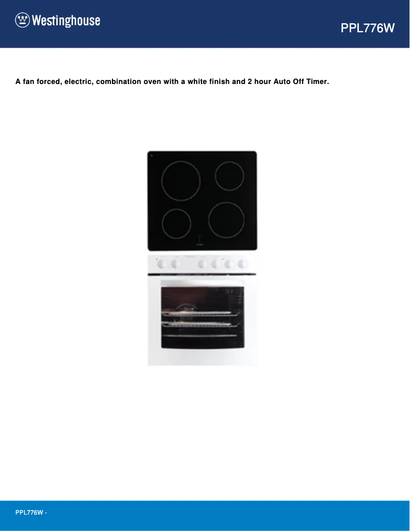 Image de la première page du manuel de l'appareil PPL776W