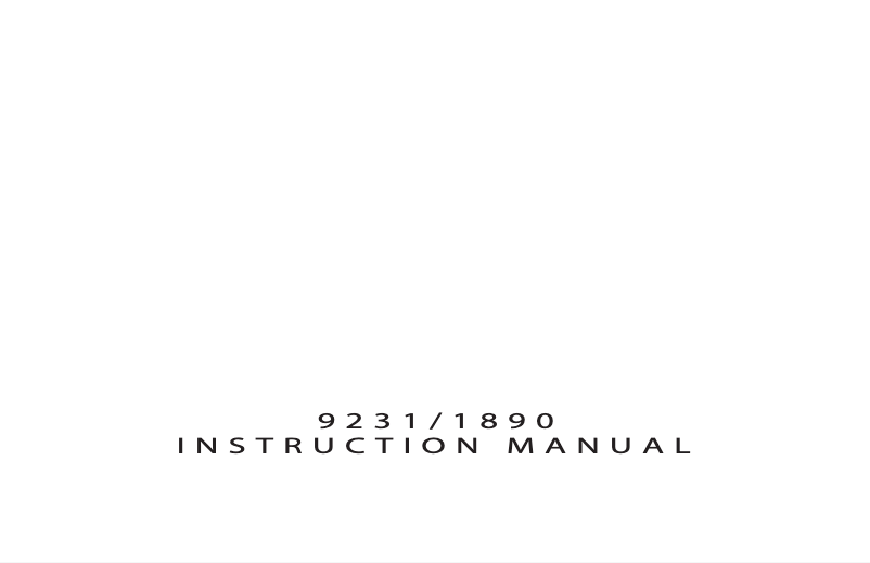 Page n°1 - Manuel utilisateur Gant Marshfield 9231/1890