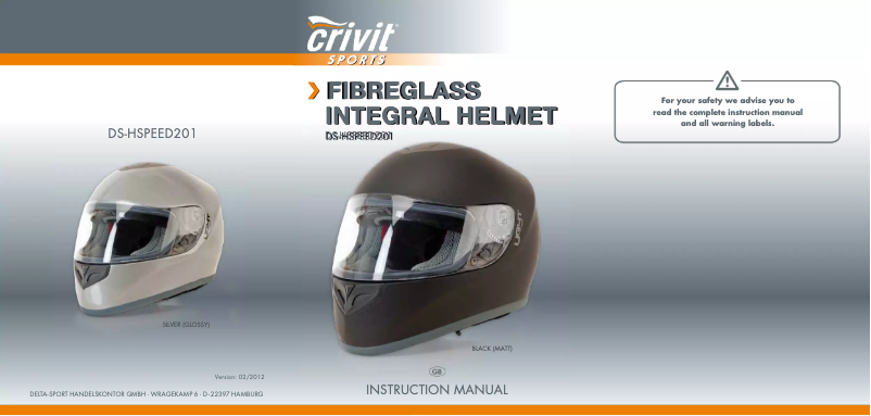 Page n°1 - Manuel utilisateur Crivit IAN 69429