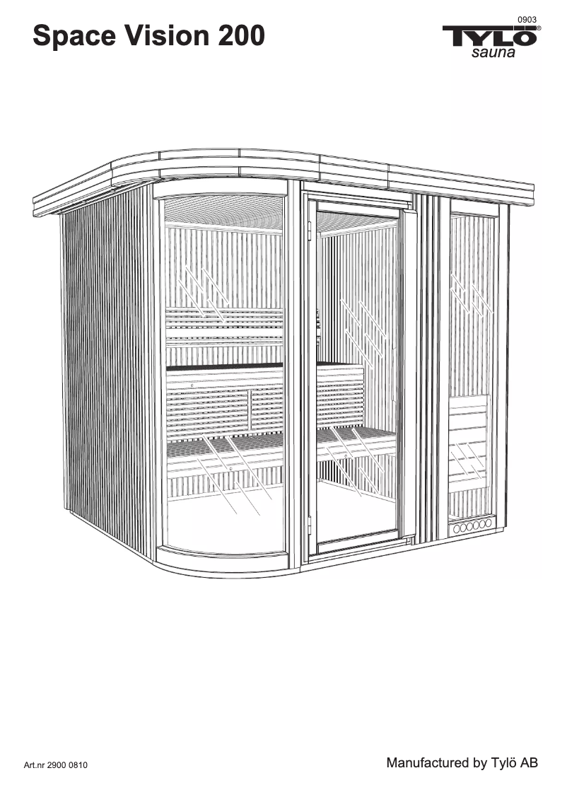 Image de la première page du manuel de l'appareil Space Vision 200