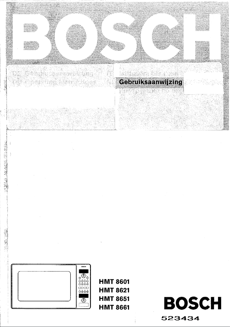 Image de la première page du manuel de l'appareil HMT8621