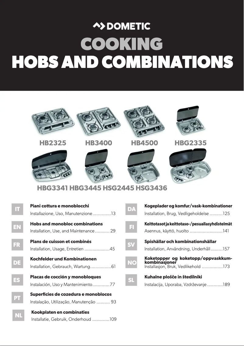 Imagen de la primera página del manual del dispositivo HB 2370