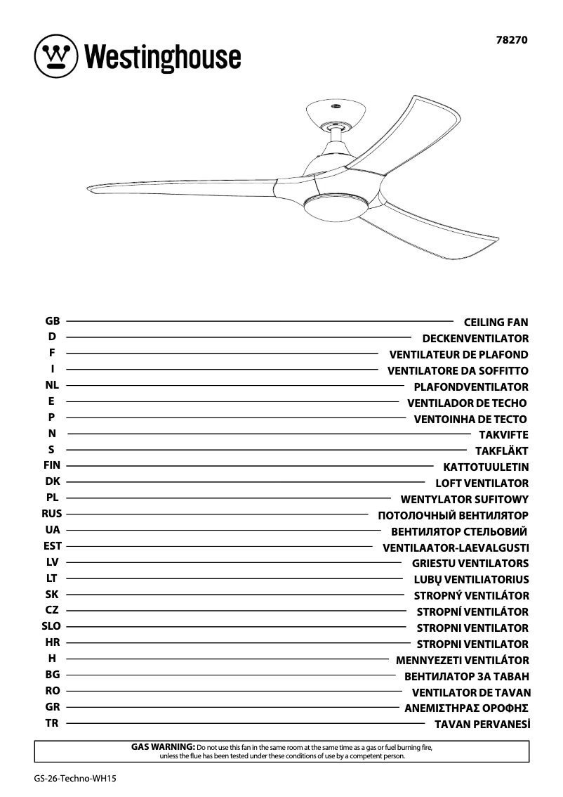 Image de la première page du manuel de l'appareil 78270