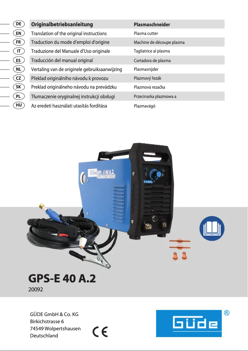Image de la première page du manuel de l'appareil GPS-E 40 A.2