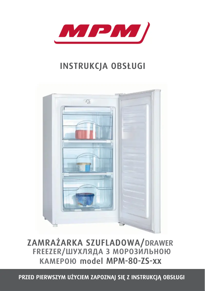 Page 1 de la notice Manuel utilisateur MPM MPM-80-ZS-06