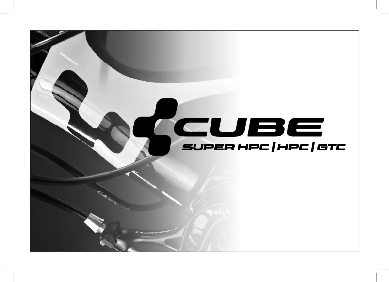 Page n°1 - Manuel utilisateur Cube Reaction GTC