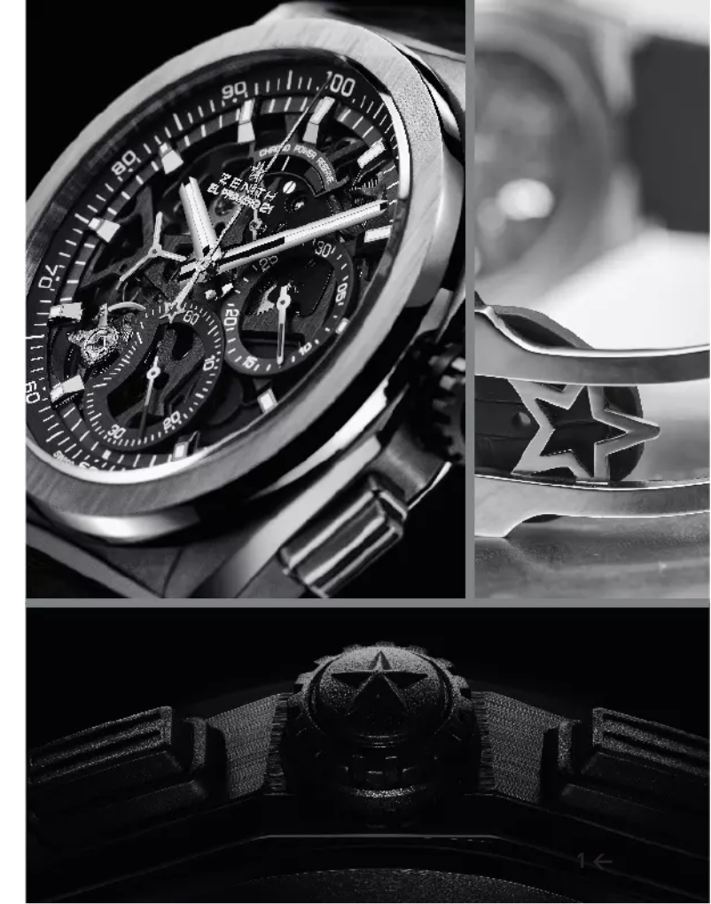 Page n°1 - Manuel utilisateur Zenith Defy El Primero 21 49.9000.9004/78.R782
