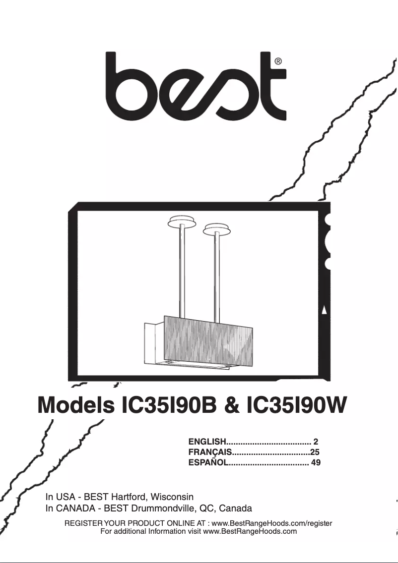Page 1 de la notice Manuel utilisateur Best Secret IC35I90W
