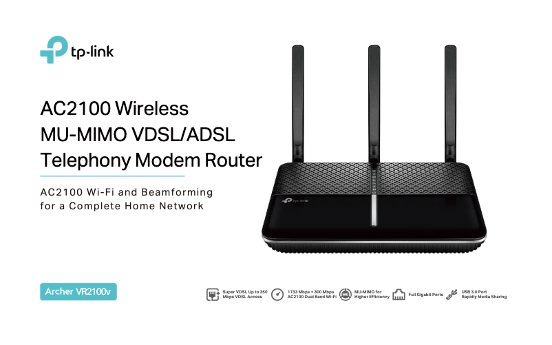 Page 1 de la notice Fiche technique TP-Link Archer VR2100v