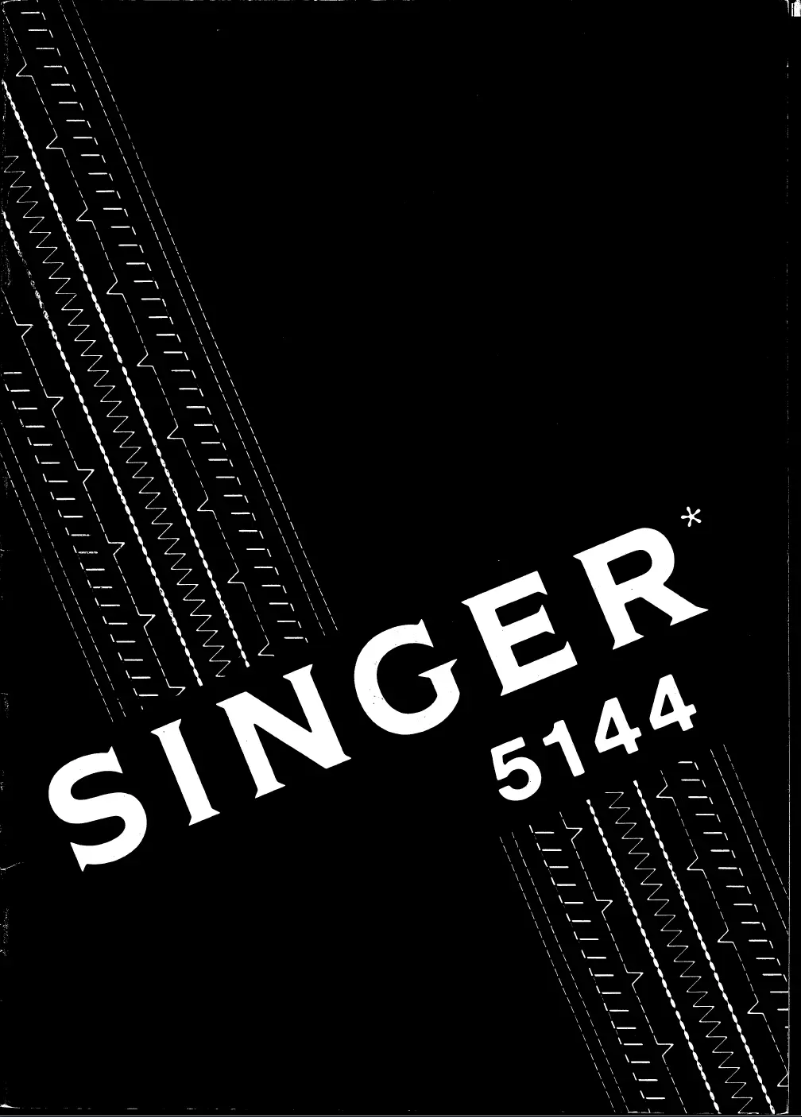 Page n°1 - Manuel utilisateur Singer 5144