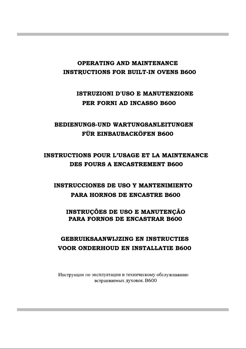 Page 1 de la notice Manuel utilisateur Baumatic F100N