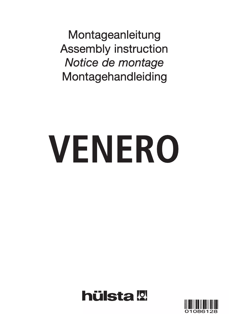 Page 1 de la notice Manuel utilisateur Hülsta VENERO