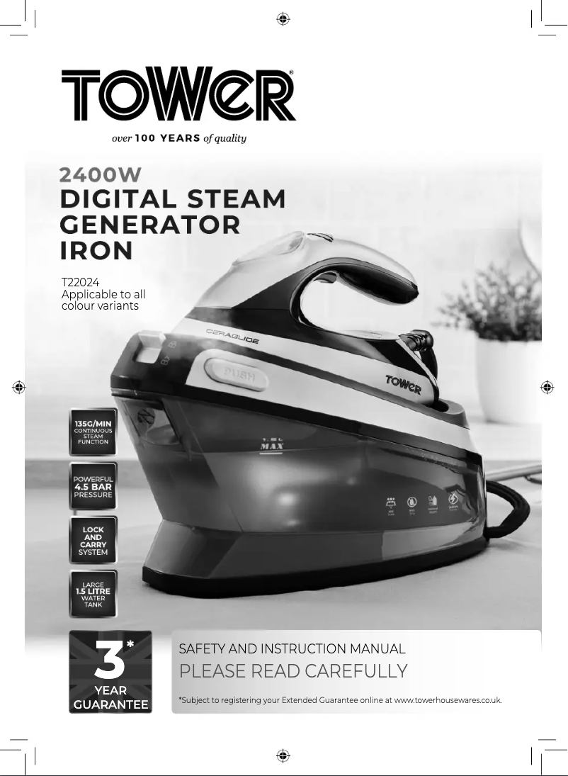 Image de la première page du manuel de l'appareil CeraGlide T22024