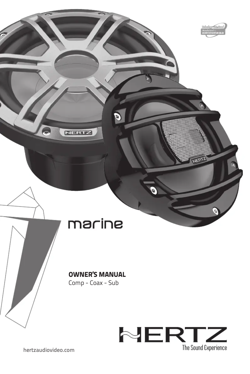 Image de la première page du manuel de l'appareil Marine PowerSports HMX 6.5-LD