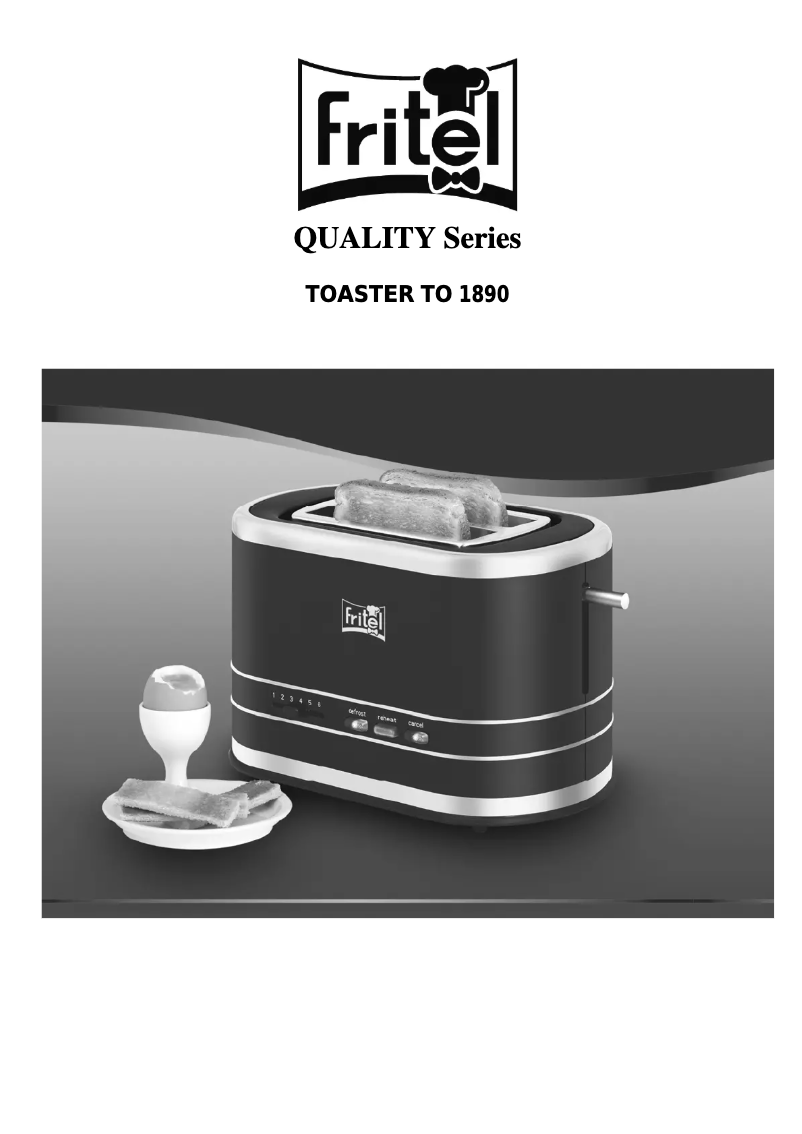 Image de la première page du manuel de l'appareil TO 1890